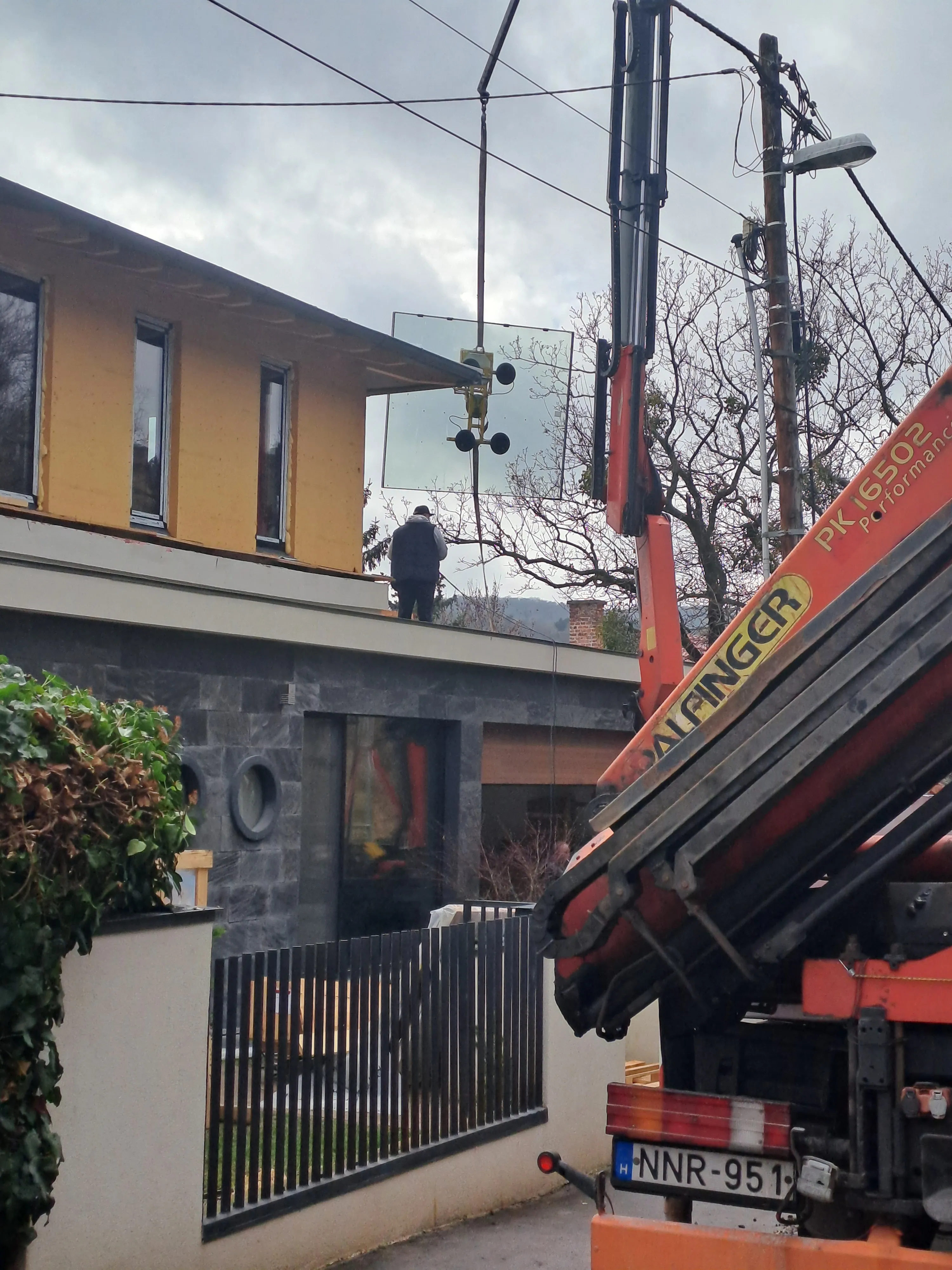 Nehézgép szállítás - munkakép 2